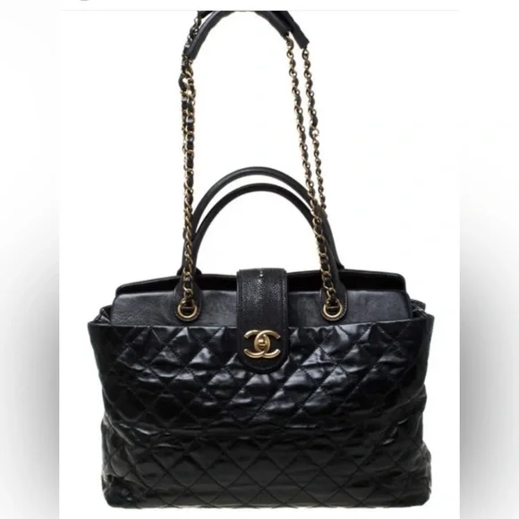 Chanel Stingray Glazed Calfskin Bindi Tote Bag - Picture 7 of 15